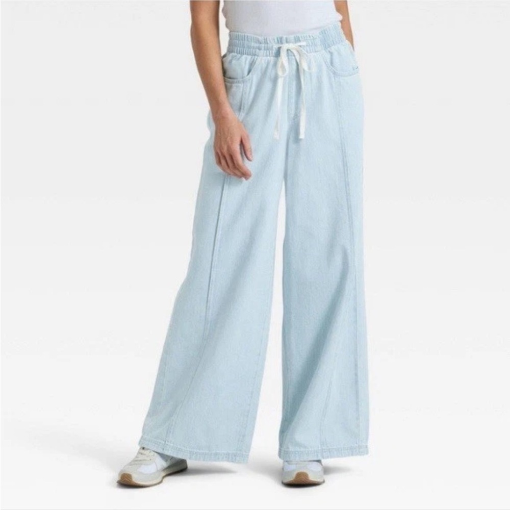 Universal Thread High-Rise Drawstring Wide Leg Re… - image 2